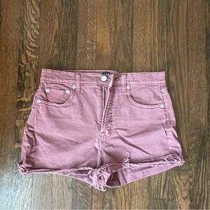 Gap light purple high rise shorts